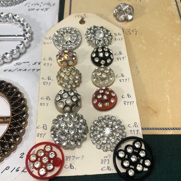 BUTTON COLLECTION ~ Vintage Salesman's Button Samples ~ Capitol, Sterling - Picture 10 of 11